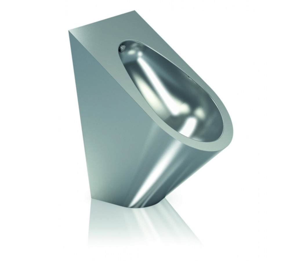 GENWEC: WALL HUNG URINAL 304 STAINLESS STEEL