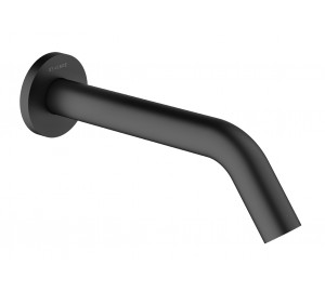 Wall mounted sensor basin tap matt black
