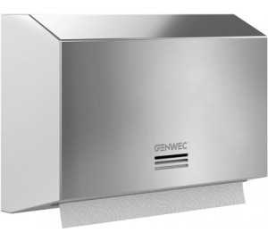 Paper towel dispenser small size 304 stainless steel polished