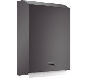 Paper towel dispenser large size 304 stainless steel matt black
