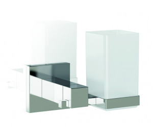 Tumbler holder chromed brass "Lucentum series"
