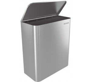Wall mounted sanitary napkin bin 304 stainless steel brushed