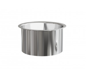 Counter mounted waste chute