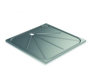 Built in shower pan 304 stainless steel, 700x700 mm