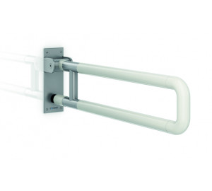 Folding bar 700mm nylon, stainless steel wall support