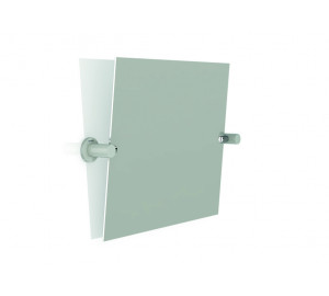 Retractable mirror with nylon fixing