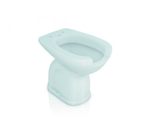 Chinese porcelain toilet with hygienic opening floor outlet