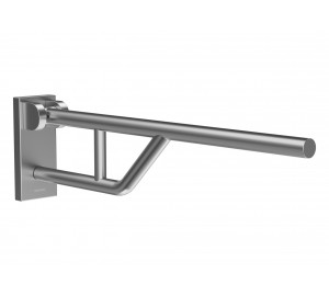 Removable folding bar 800mm stainless steel brushed