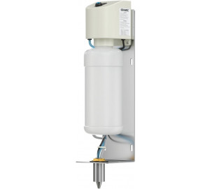 Behind mirror automatic soap dispenser