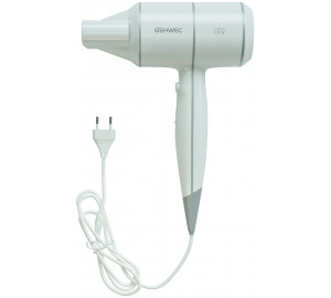 Ionic hair dryer "BISE" white with bag 1800W