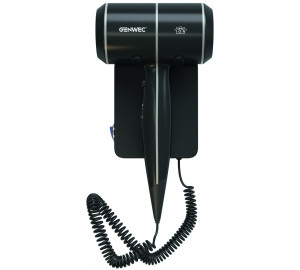 304 stainless steel matt black ionic hair dryer "BISE" 1800W