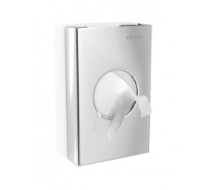 Sanitary bag dispenser polished