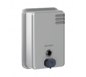 Vertical soap dispenser 1100ml 304 stainless steel polished, ABS push button