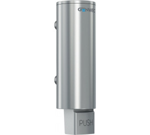 Cilindric soap dispenser 300ml 304 stainless steel brushed