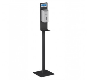 Automatic hand sanitizer gel dispenser with black stand