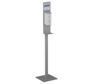 Automatic hand sanitizer gel dispenser with grey stand